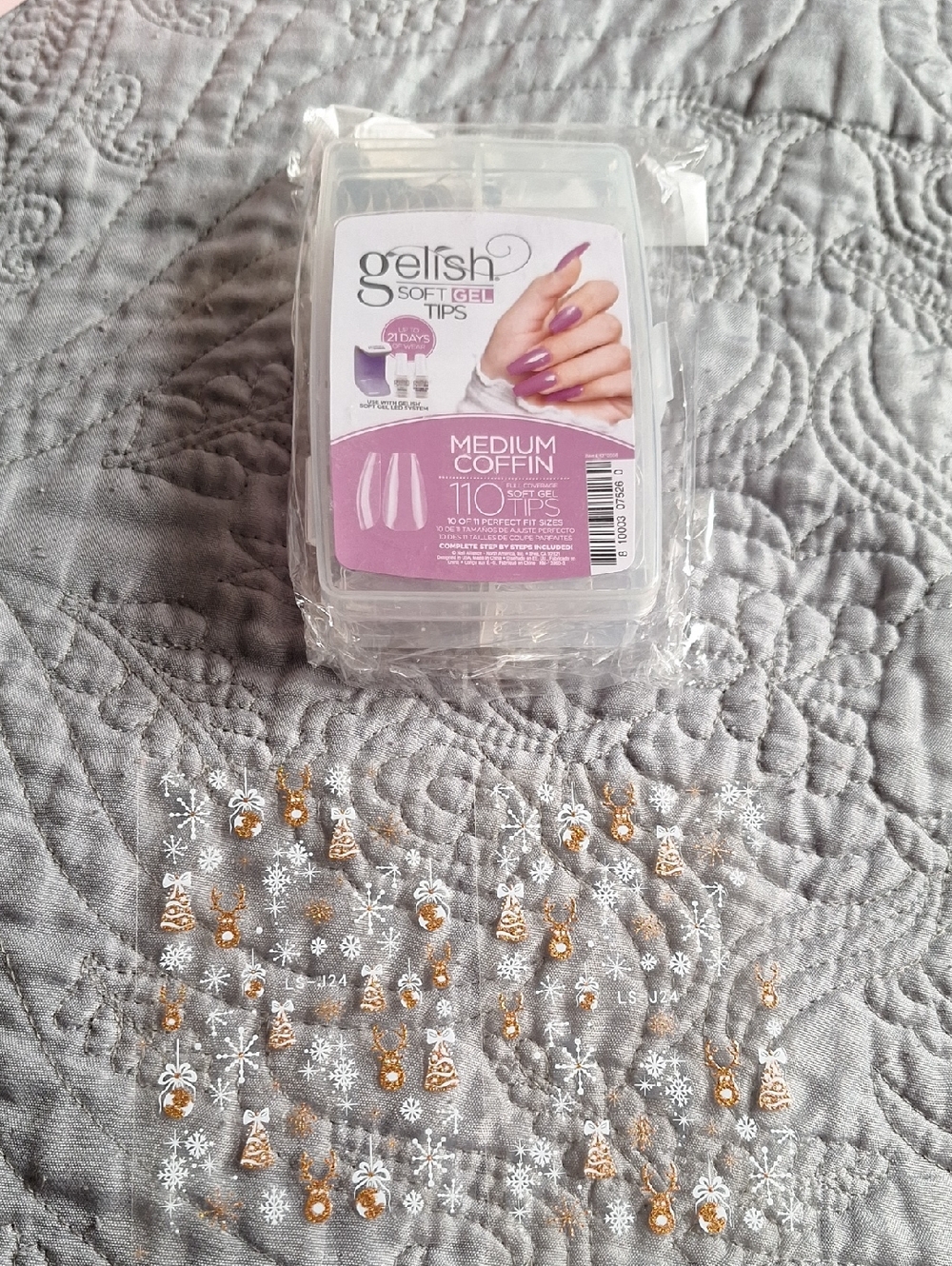 Gelish Medium Coffin Soft Gel Tips
